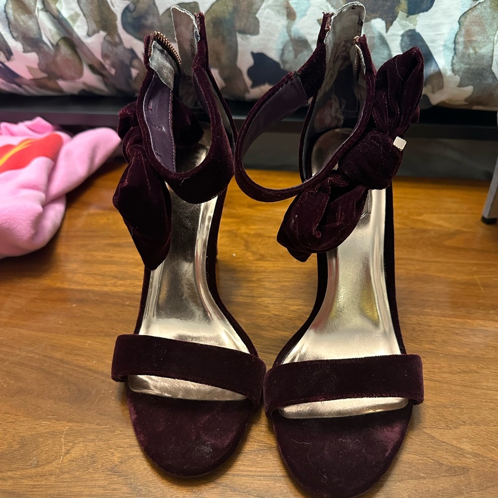 Ted Baker velvet heels